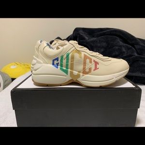 Gucci Rhyton Rainbow Logo Sneaker